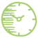 Uhr - Icon grün 